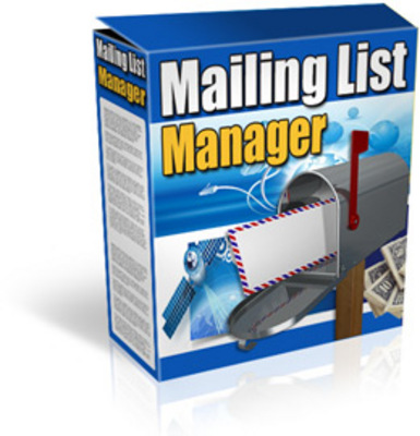 Product picture Brand *NEW* - Mailing List Manager Software