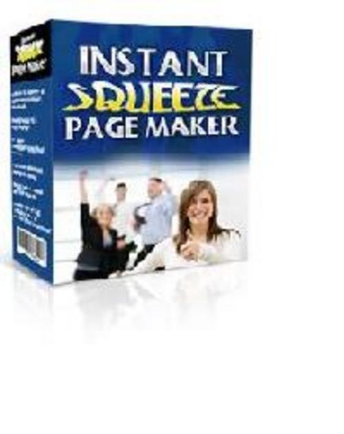 Product picture *New* For 2017! - Instant Squeeze Page Maker 