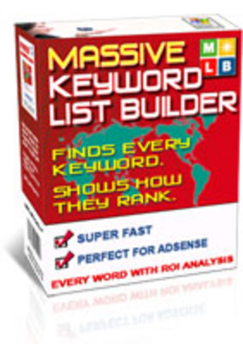 Product picture *New* - Massive Keyword List Building Software!